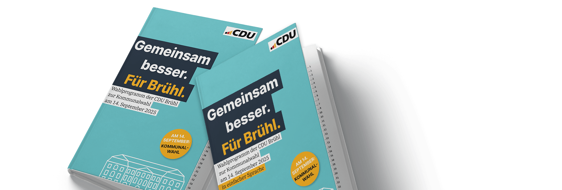 parallax-wahlprogramm Wahlprogramm der CDU Brühl in Heftformat