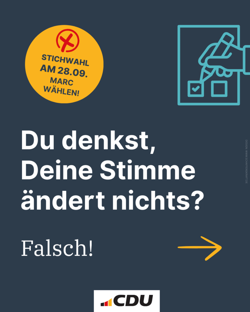 Deine Stimme zählt, Slide 1